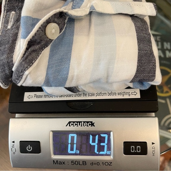 Ba: Style & Co Women Small Blue Short Sleeve Button-Down Y2K Shirt - Picture 5 of 7